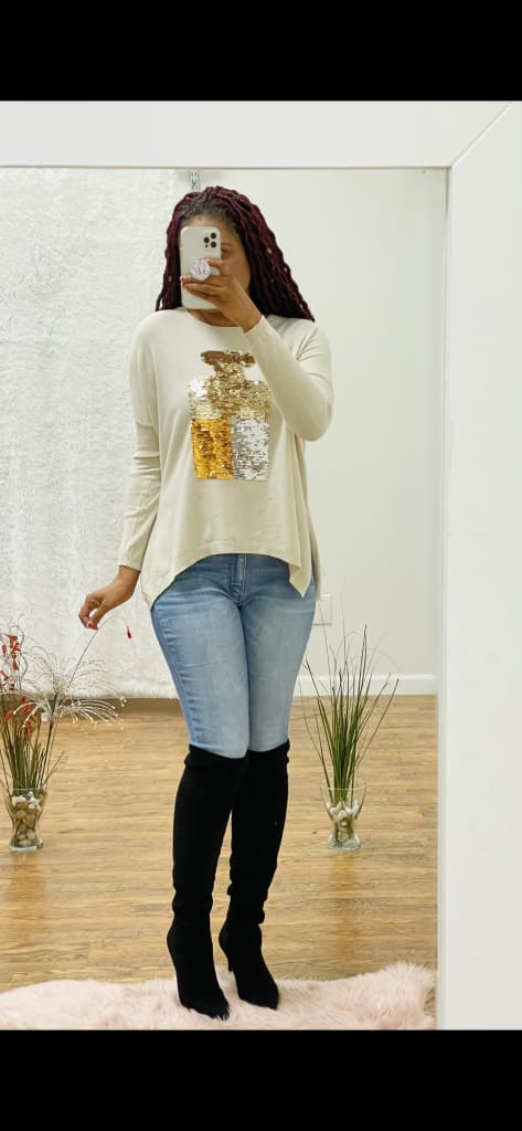 Chic One size sweater - One size / Beige