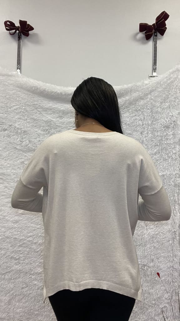 Chic One size sweater - One size / Beige