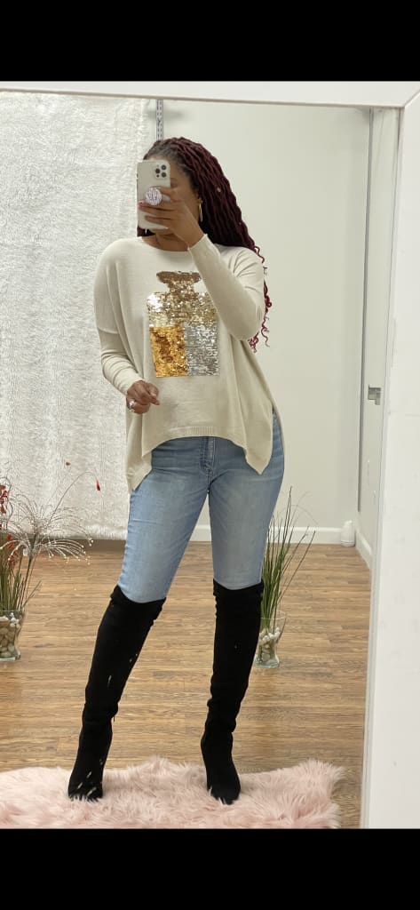 Chic One size sweater - One size / Beige