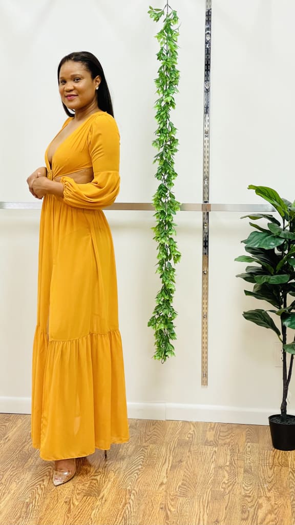 Haley sold maxi dress