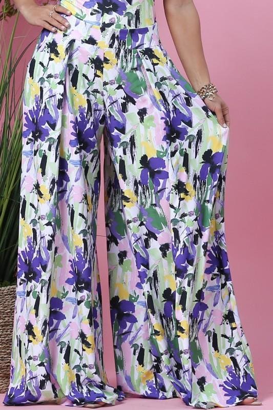 Nibia floral print palazzo pants