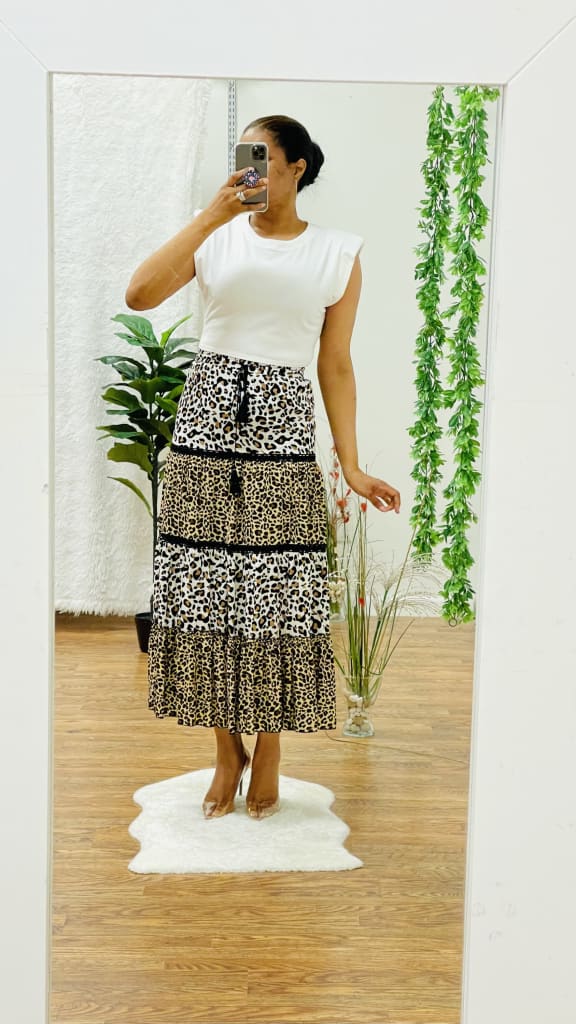 Sade printed skirt